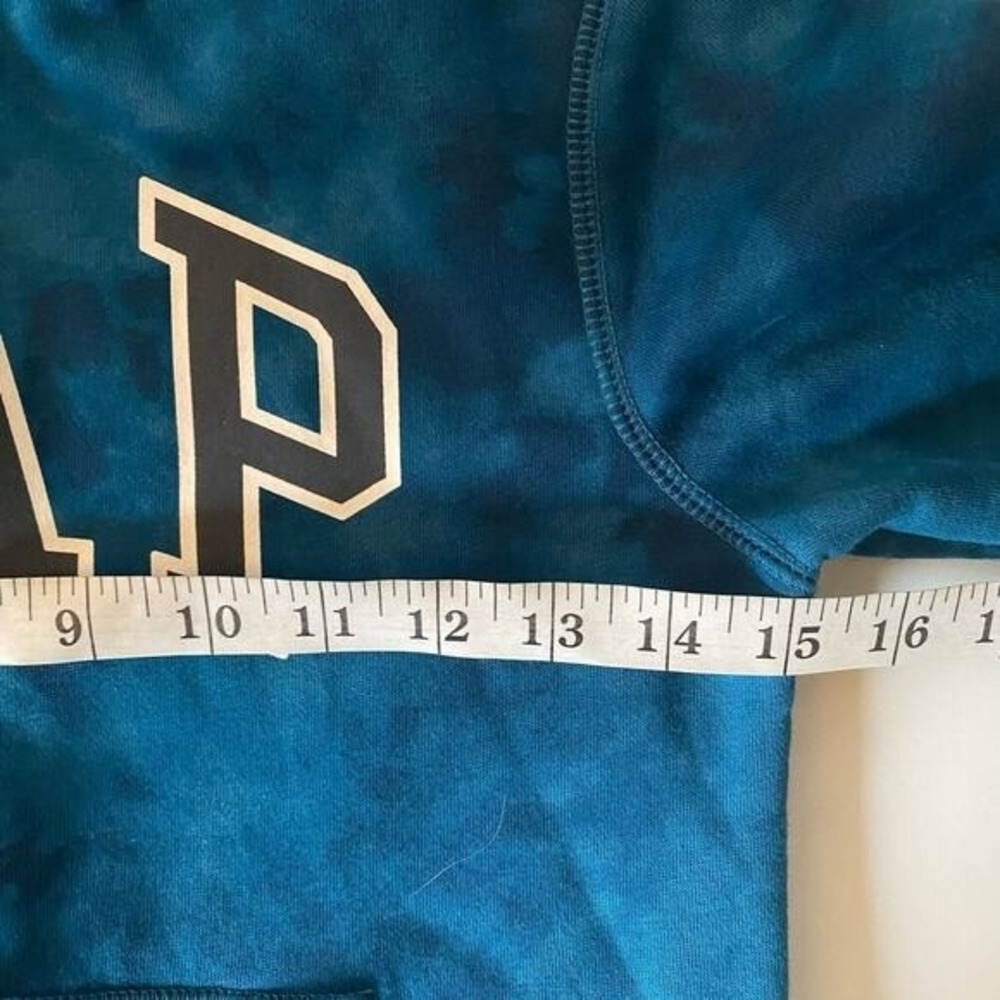 Gap Kids Hoodie Boys Small Tie Dye Full Zip Logo Sweatshirt Skater School - Picture 4 of 8